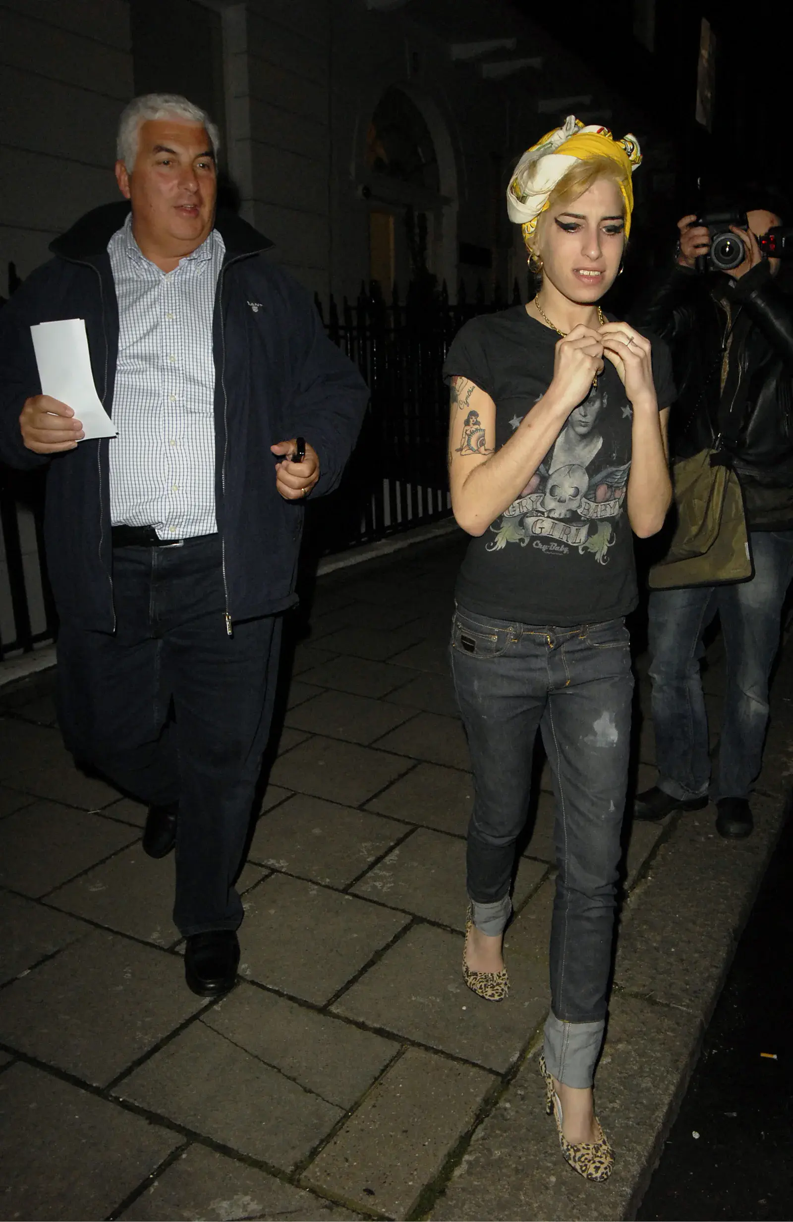 Amy Winehouse and Mitch Winehouse in London, UK