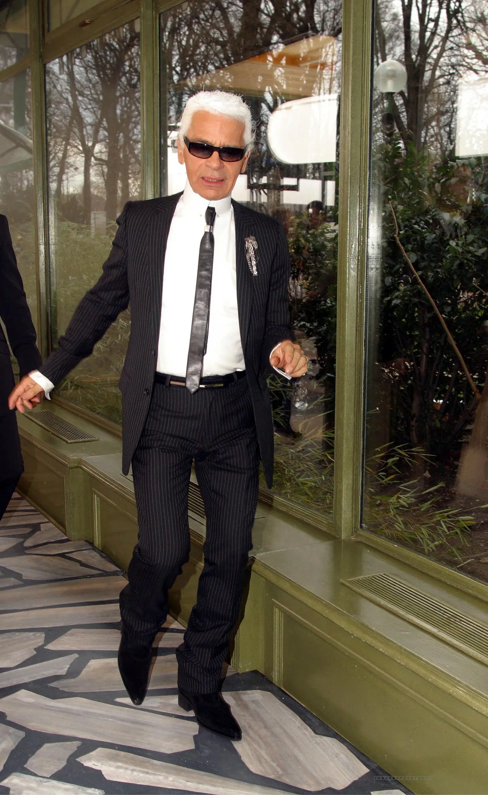 Karl Lagerfeld at Chanel Haute Couture Show