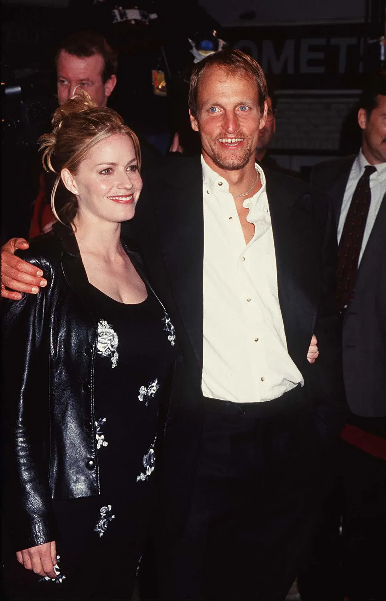 WOODY HARRLESON and ELIZABETH SHUE at Palmetto World Premiere