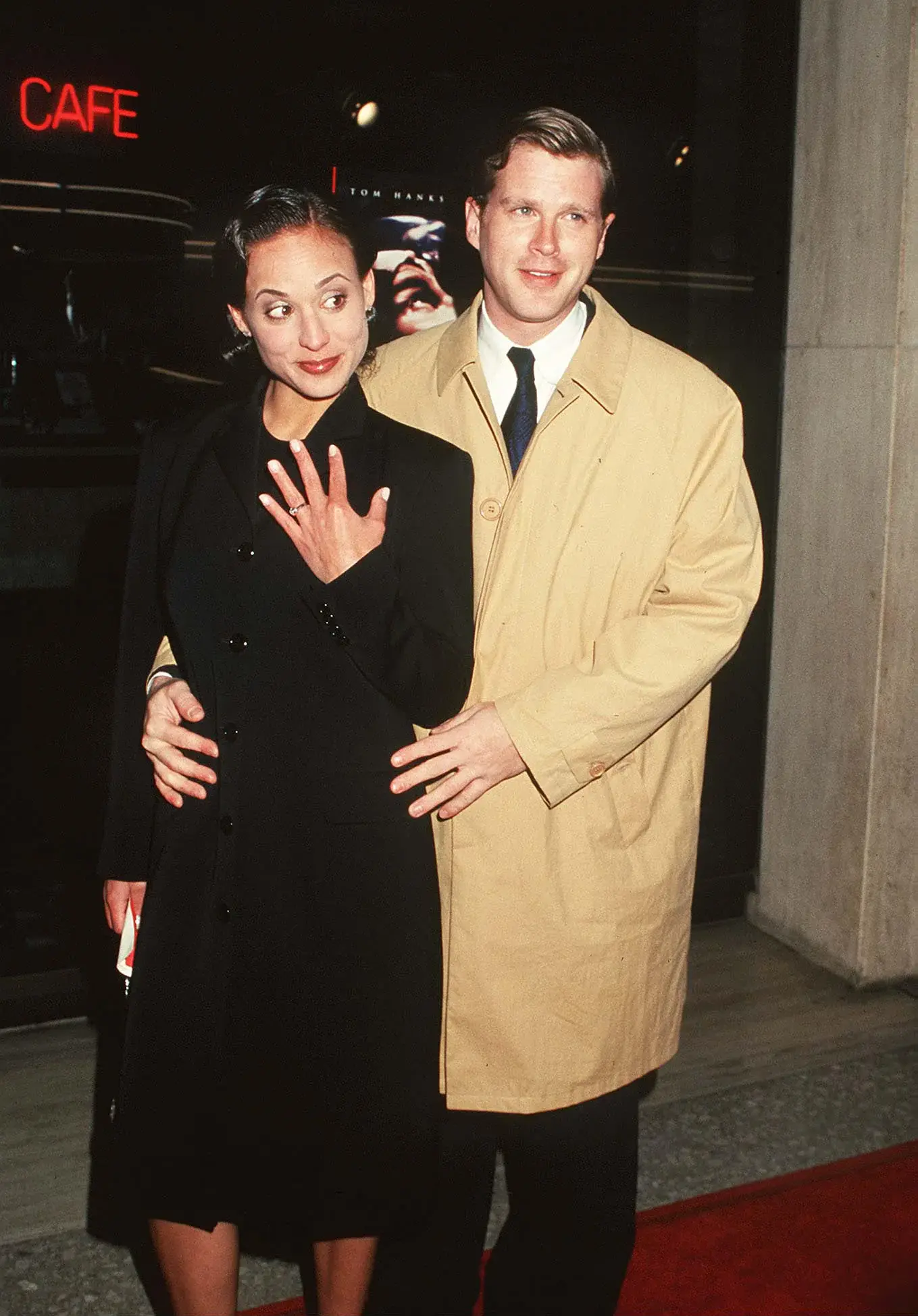 Cary Elwes and Lisa Marie at From the Earth to the Moon Premiere