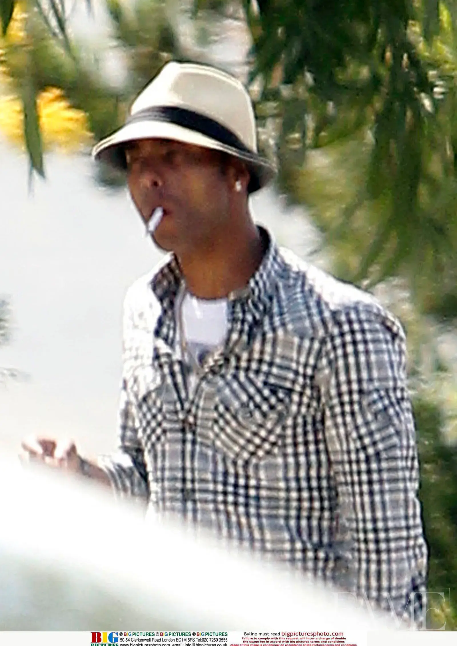 Ashley Cole and Zat Knight in Los Angeles, USA