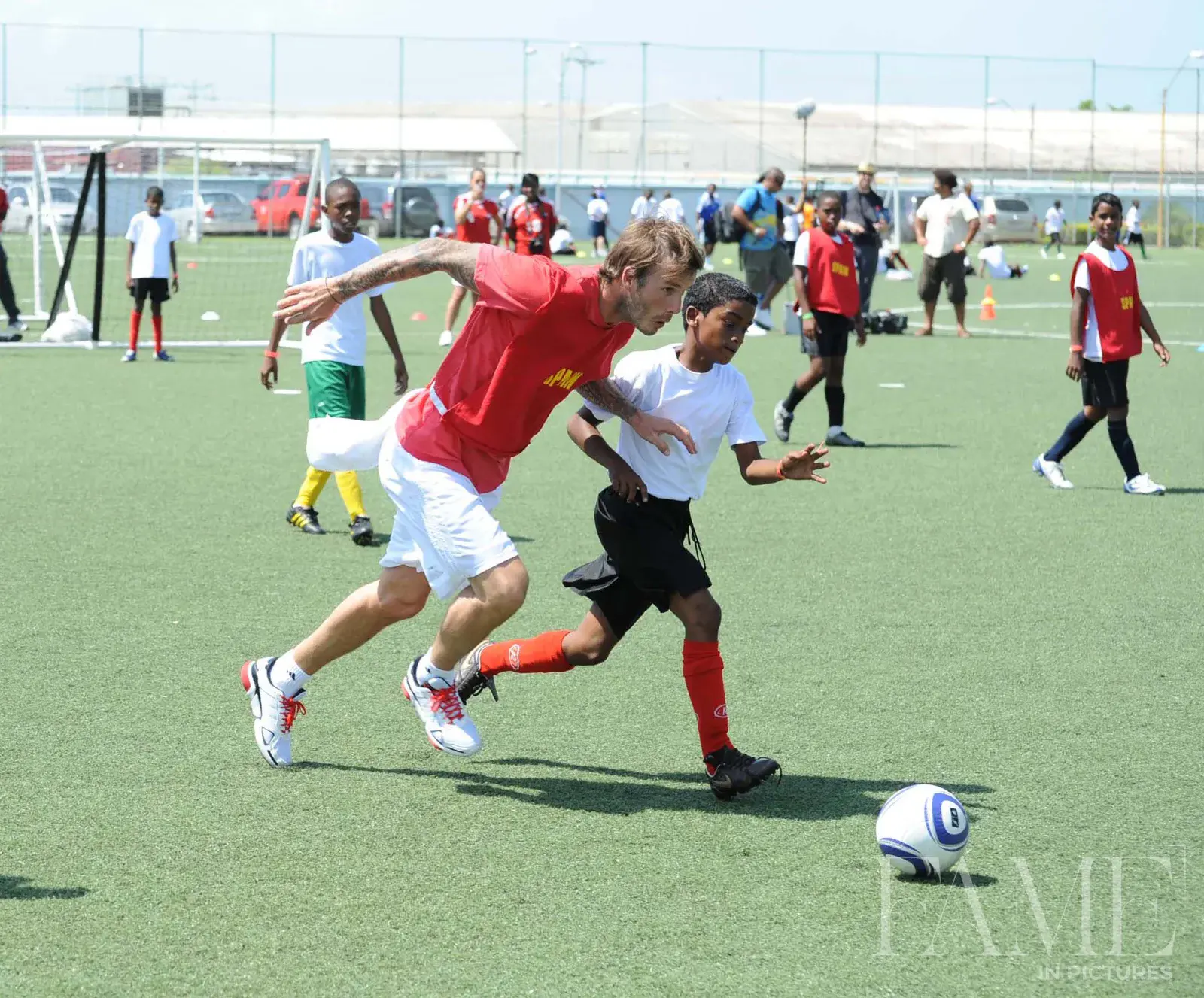 David Beckham in Trinidad, Trinidad and Tobago