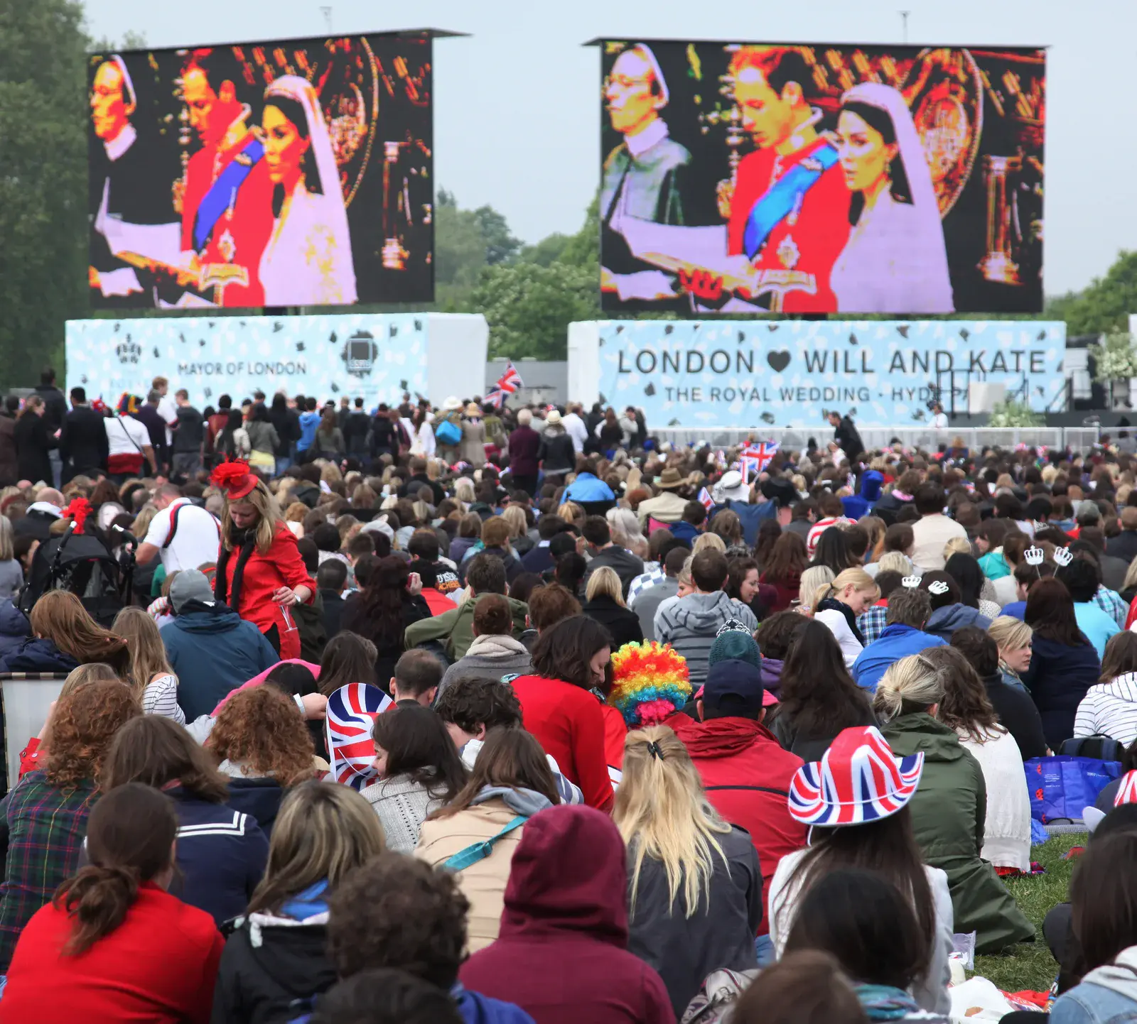 Royal Wedding Celebration in Hyde Park