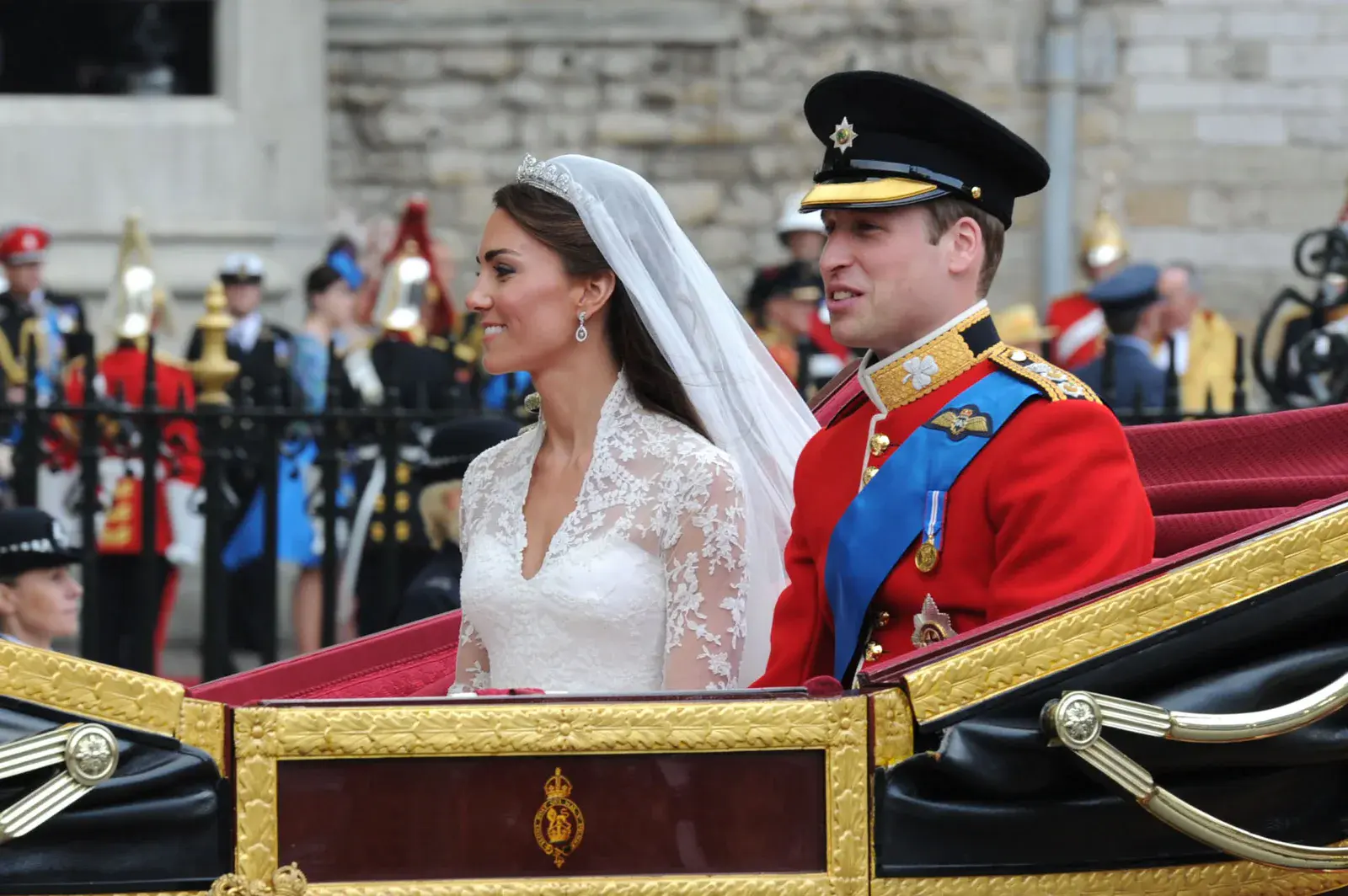 Prince William and Catherine, Princess of Wales at Royal Wedding