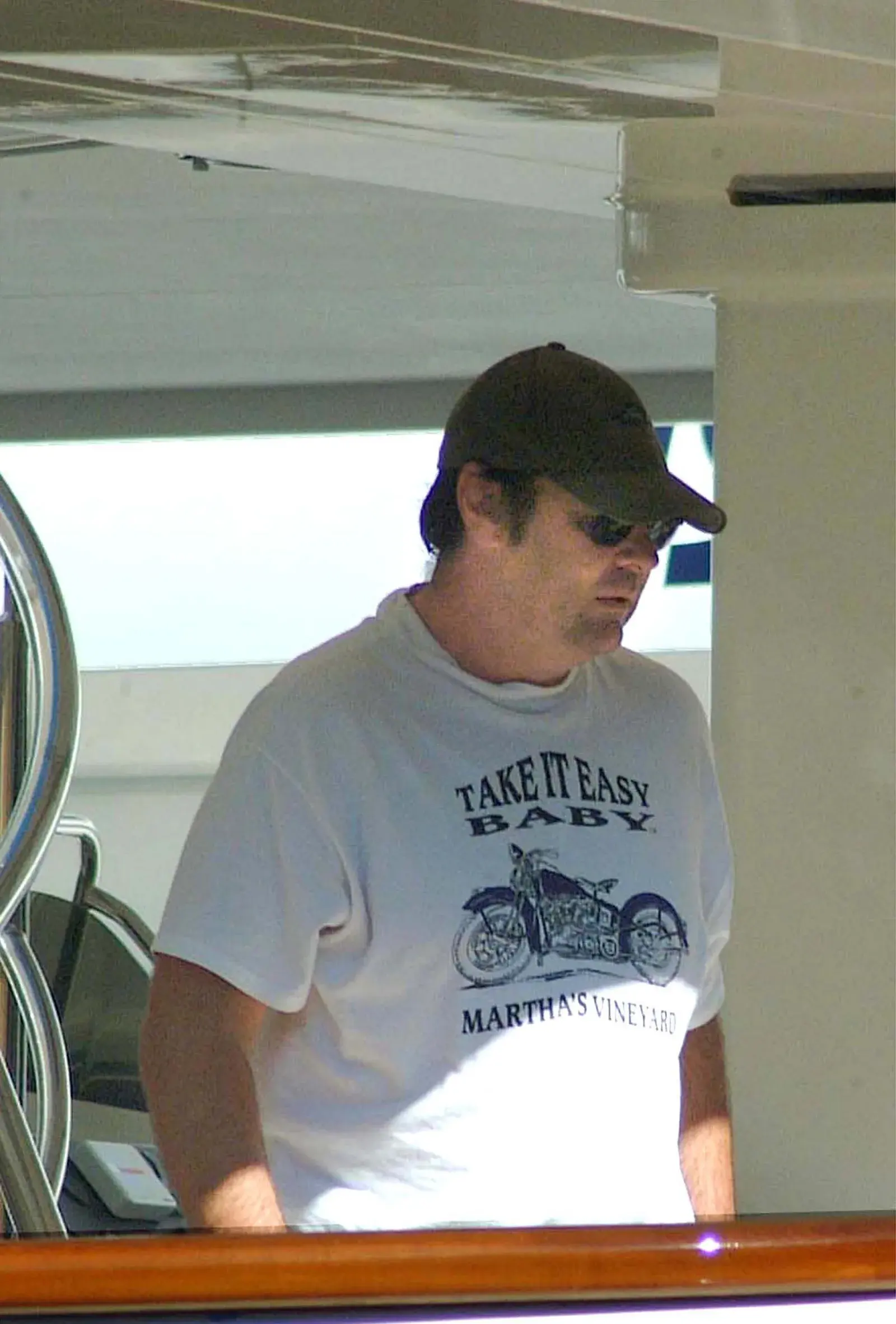 Dan Aykroyd and Donna Dixon in Portofino, Italy