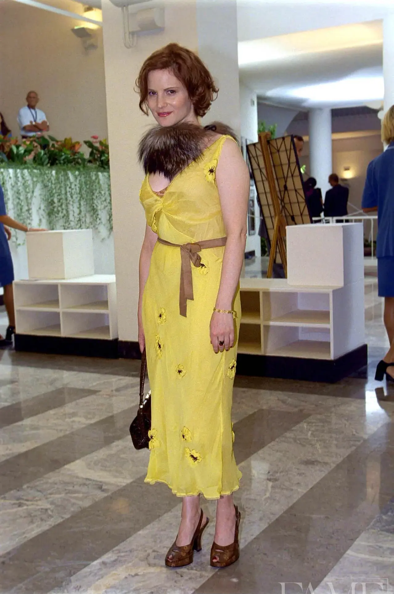 Jennifer Jason Leigh walks the red carpet at the opening of the Venice International Film Festival.