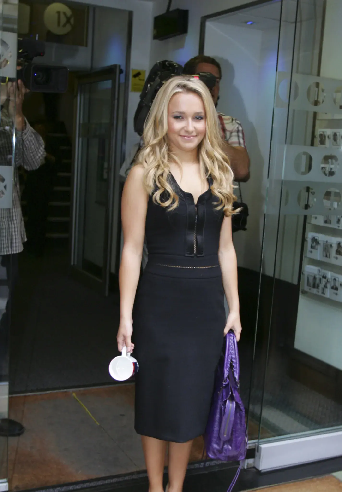 Hayden Panettiere outside BBC Radio 1 in London on 31 August 2007