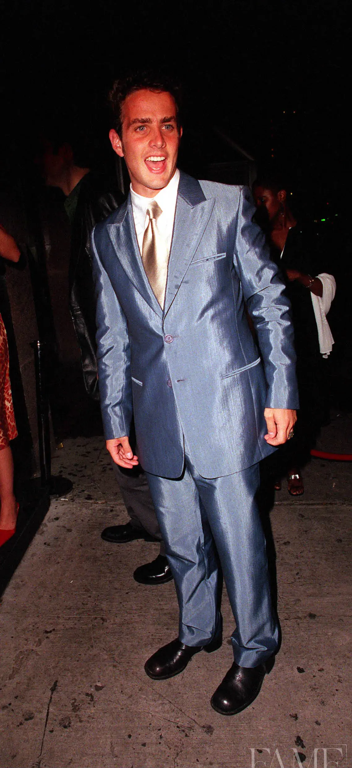 Joe McIntyre at a post-MTV Awards party in New York City