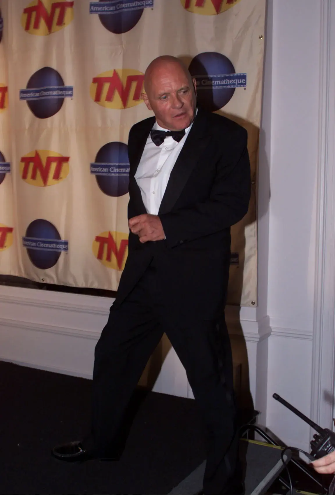 Anthony Hopkins at the 1999 American Cinematheque tribute to Jodie Foster