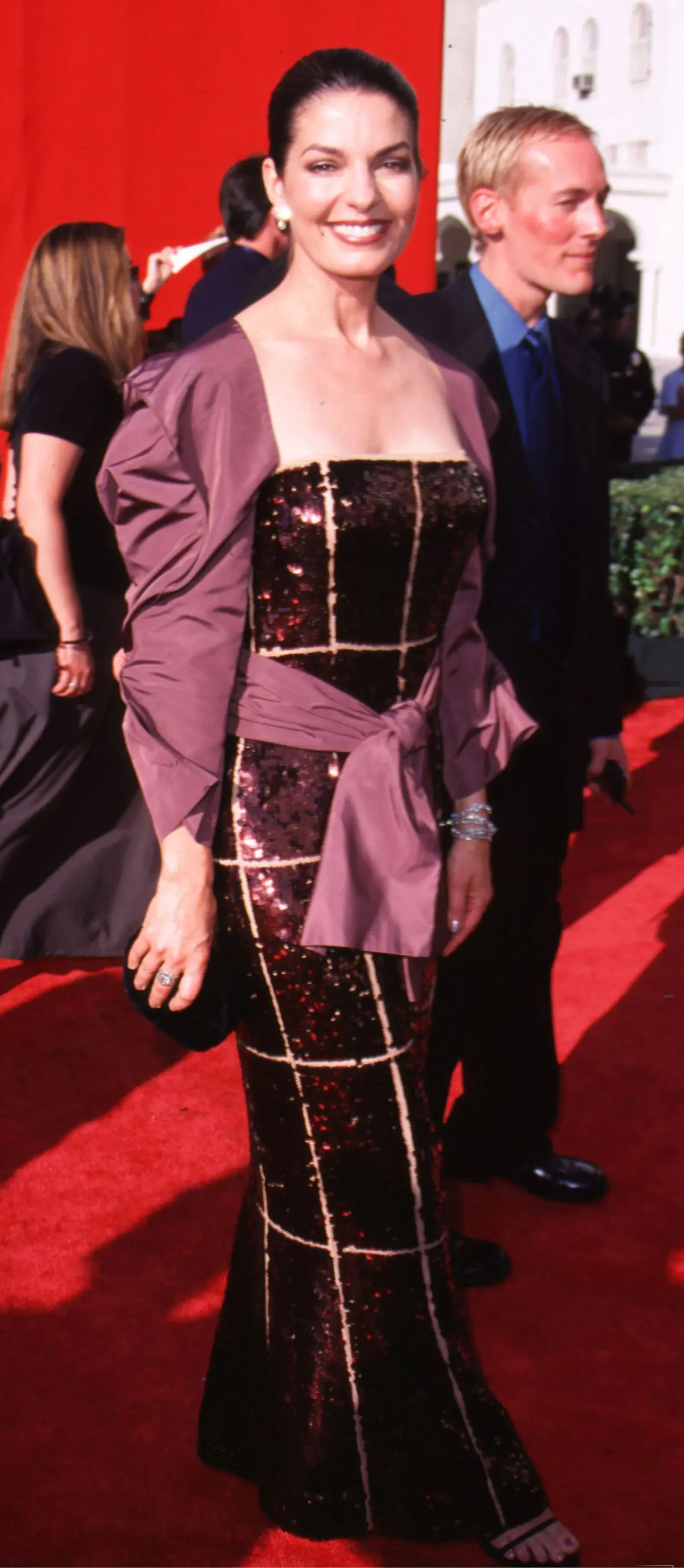 Sela Ward at the Emmy Awards in Los Angeles in 1999
