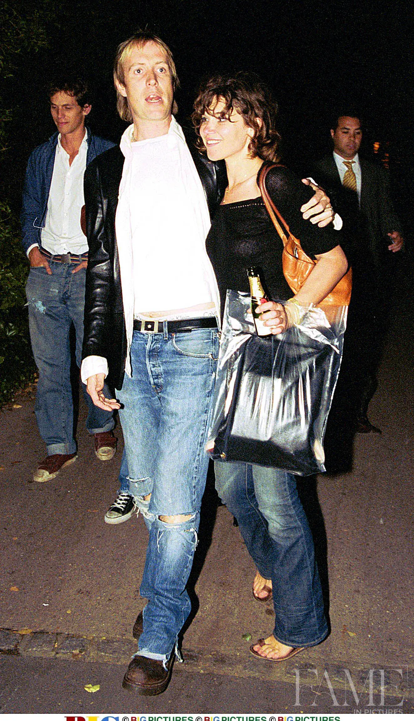 Rhys Ifans at the FROSTFRENCH fashion show in London in 2002