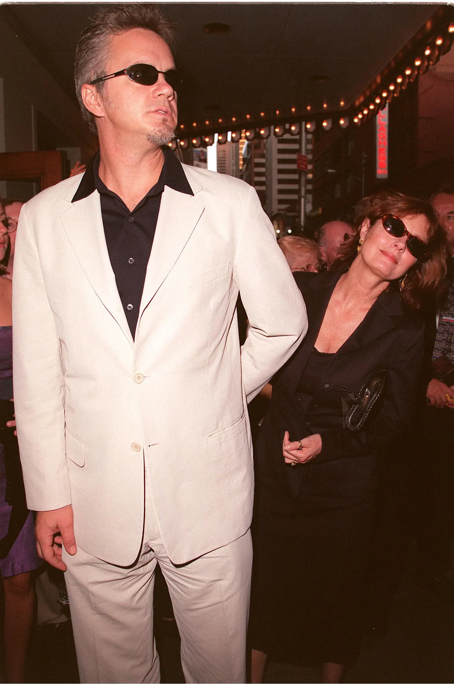 Tim Robbins and Susan Sarandon at the opening of The Best Man in New York City in 2000