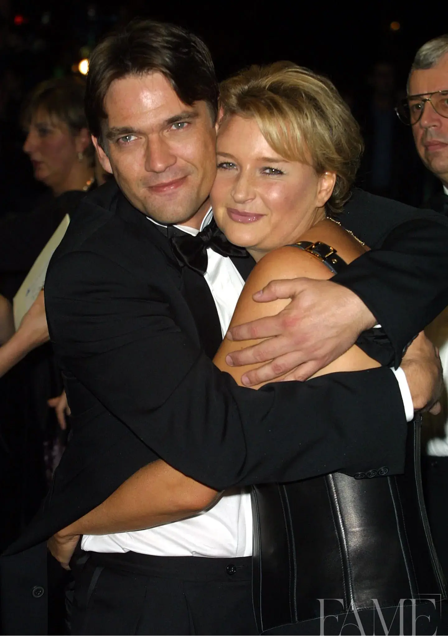 Dougray Scott and his partner at the Enigma premiere in London in 2001