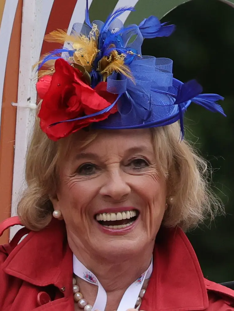 Esther Rantzen smiling at the Platinum Jubilee Pageant in London in 2022